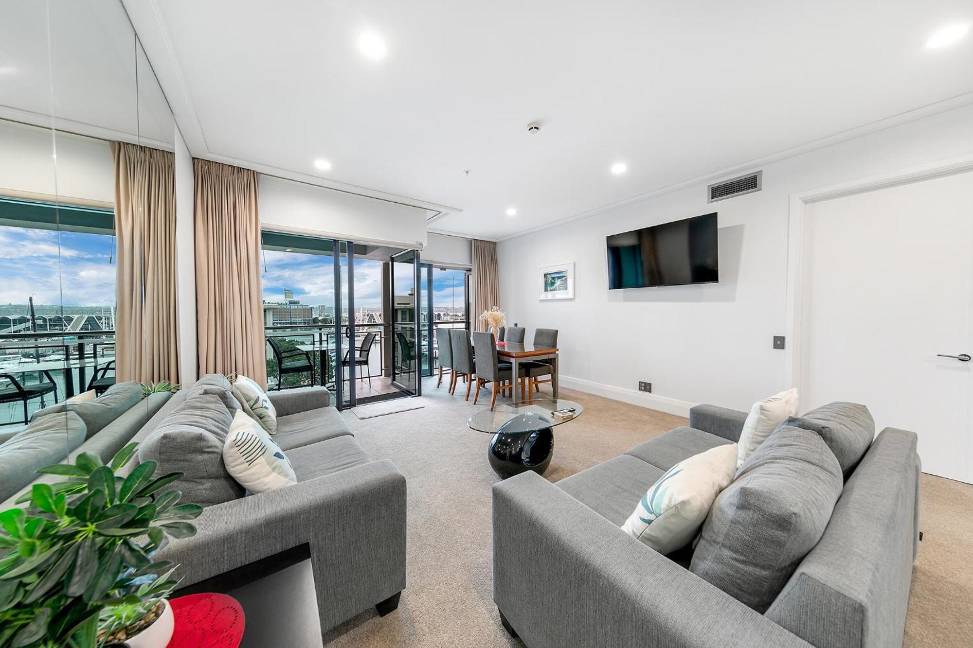 Sophisticated Spacious Apt W Stunning Harbour View Auckland Zewnętrze zdjęcie
